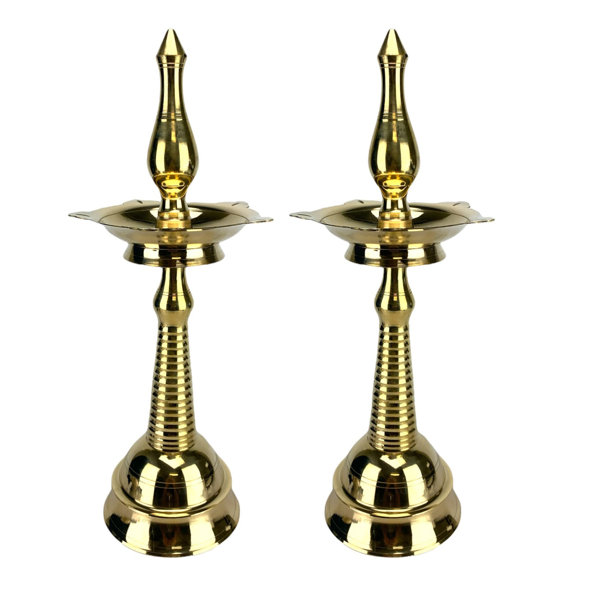 1 Ct Kerala Brass Oil Lamp, Samai Diya, Brass Oil Diya, Diwali Deepak, Brass Oil Diya Lamp, Diwali Deepak, Diya for Home Decor, Kathu Vilakku, Kerela Diya, Pooja Diya - LoveNspire