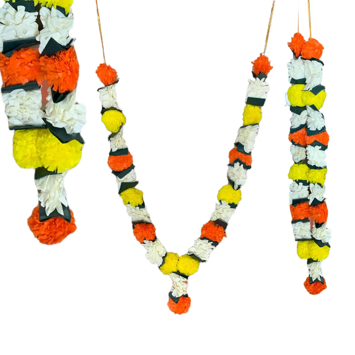 Pack of 2 Varmala Wedding Garland Artificial Multicolor Varmala Indian Milini Mala Indian Wedding Haar Bride and Groom Mala Muslim Arab Punjabi Nikah Event - LoveNspire