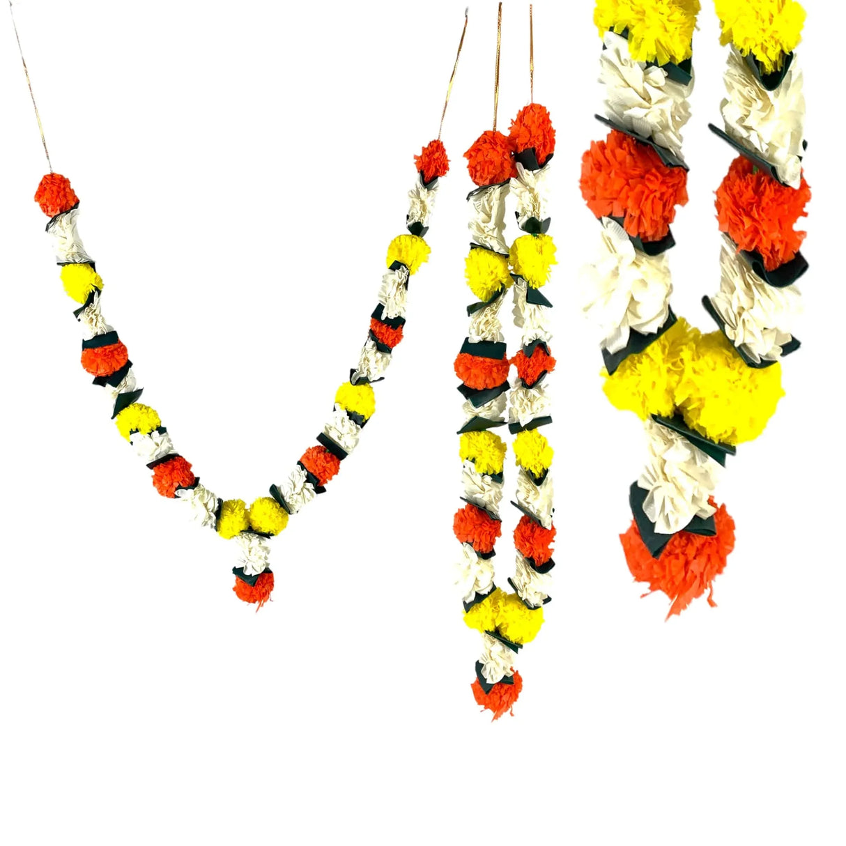 Pack of 2 Varmala Wedding Garland Artificial Multicolor Varmala Indian Milini Mala Indian Wedding Haar Bride and Groom Mala Muslim Arab Punjabi Nikah Event - LoveNspire