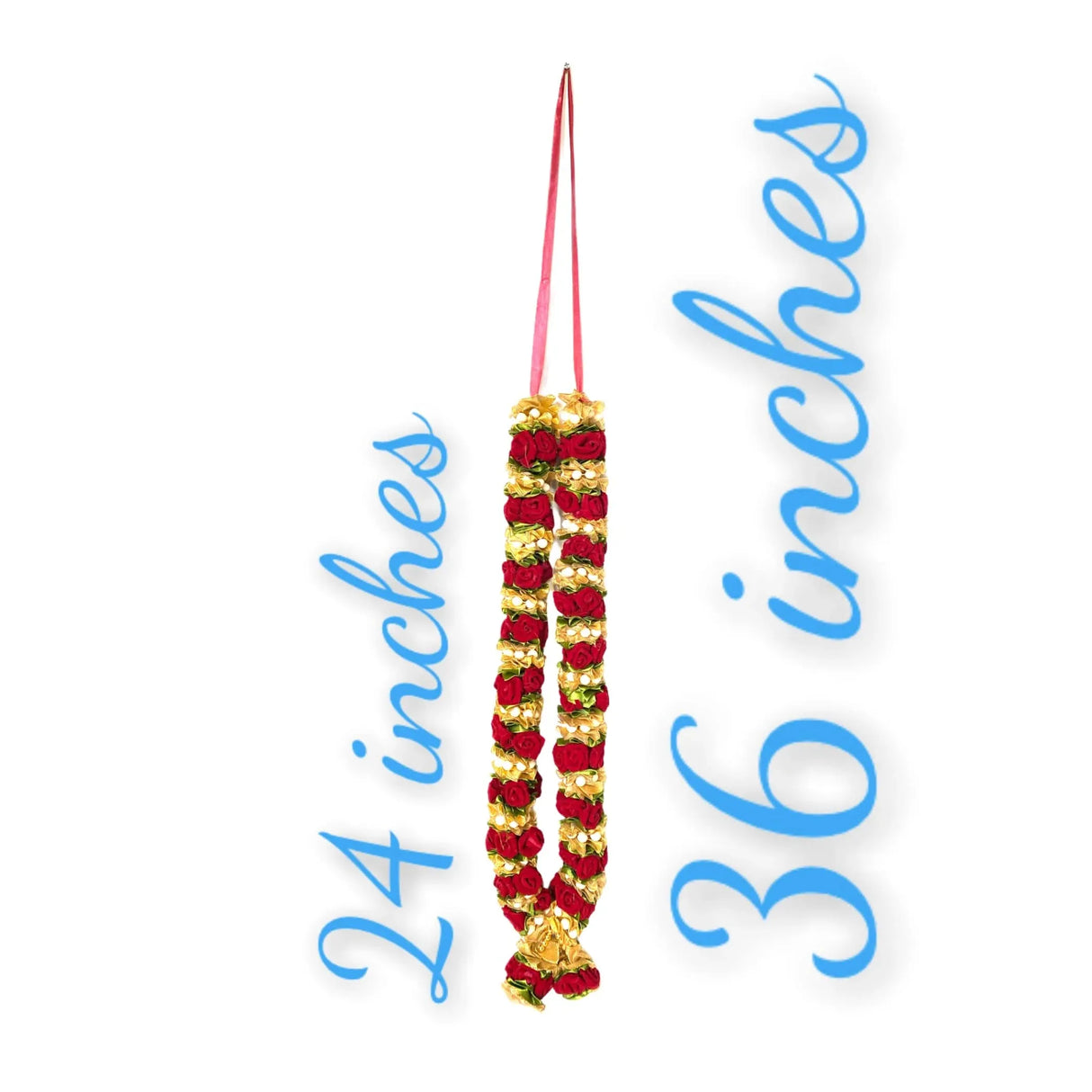 2CT Maroon Varmala for Wedding Artificial Mala for Bride and Groom Indian Milni Mala Wedding Garland Haar 24 Inch Muslim Punjabi Jaimala Nikkah - LoveNspire