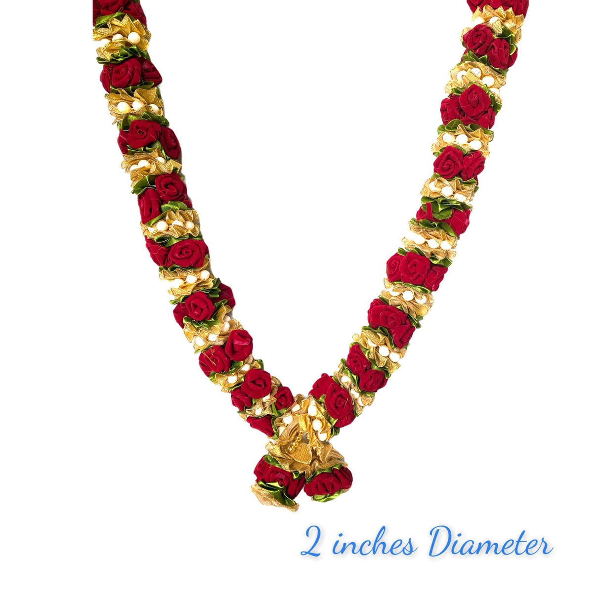 2CT Maroon Varmala for Wedding Artificial Mala for Bride and Groom Indian Milni Mala Wedding Garland Haar 24 Inch Muslim Punjabi Jaimala Nikkah - LoveNspire