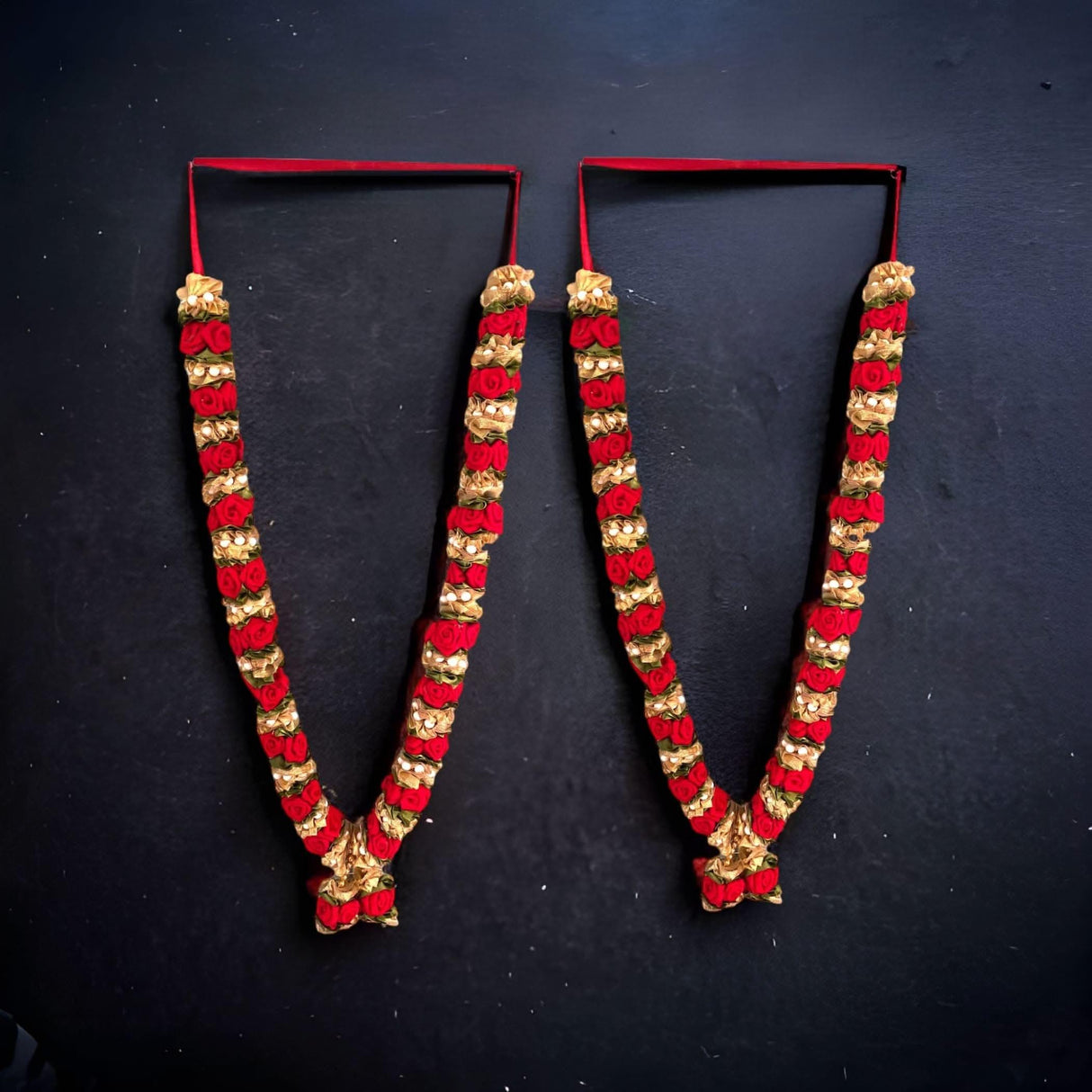 Varmala for Wedding Artificial Mala for Bride and Groom Indian Milni Mala Wedding Garland Haar 24 Inch Muslim Punjabi Jaimala Nikkah - LoveNspire