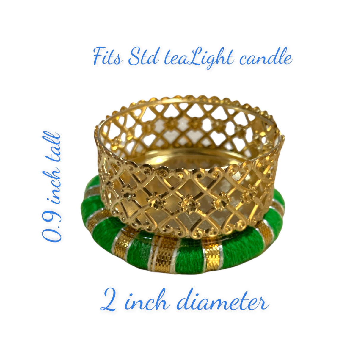 Bulk Small Tealight Candle Holder – Festive T-light Stand for Diwali, Navratri, Christmas, Hanukkah, Thanksgiving, Housewarming & Home Decor – Candle Stand for Centerpiece - LoveNspire