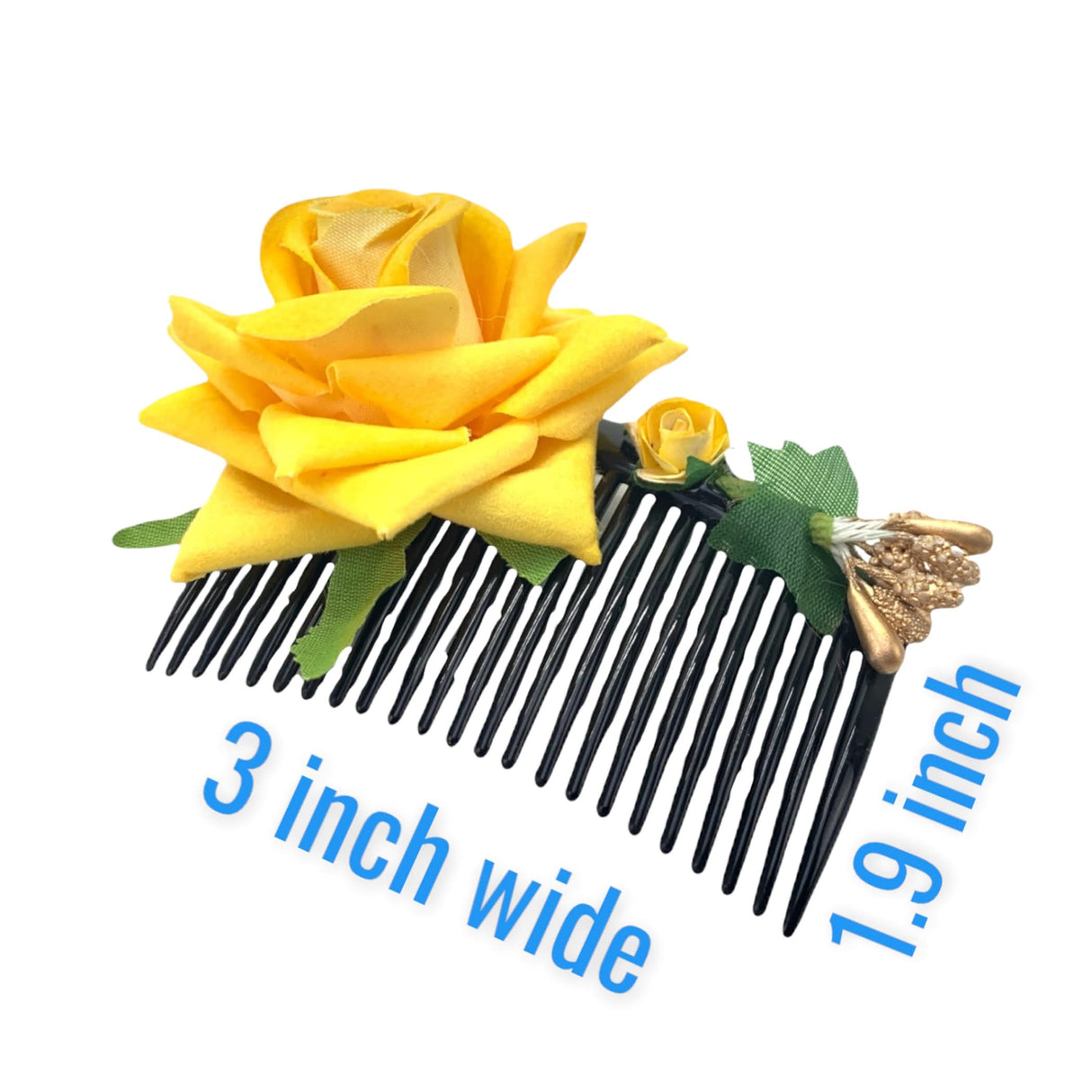 4 Pcs Rose Hair Accessories, Indian Bridal Floral Clips, Brides Combs, Wedding Clip, Bride Hair , Boho Women Accessory, Roses Hairpiece, Bridesmaids - LoveNspire