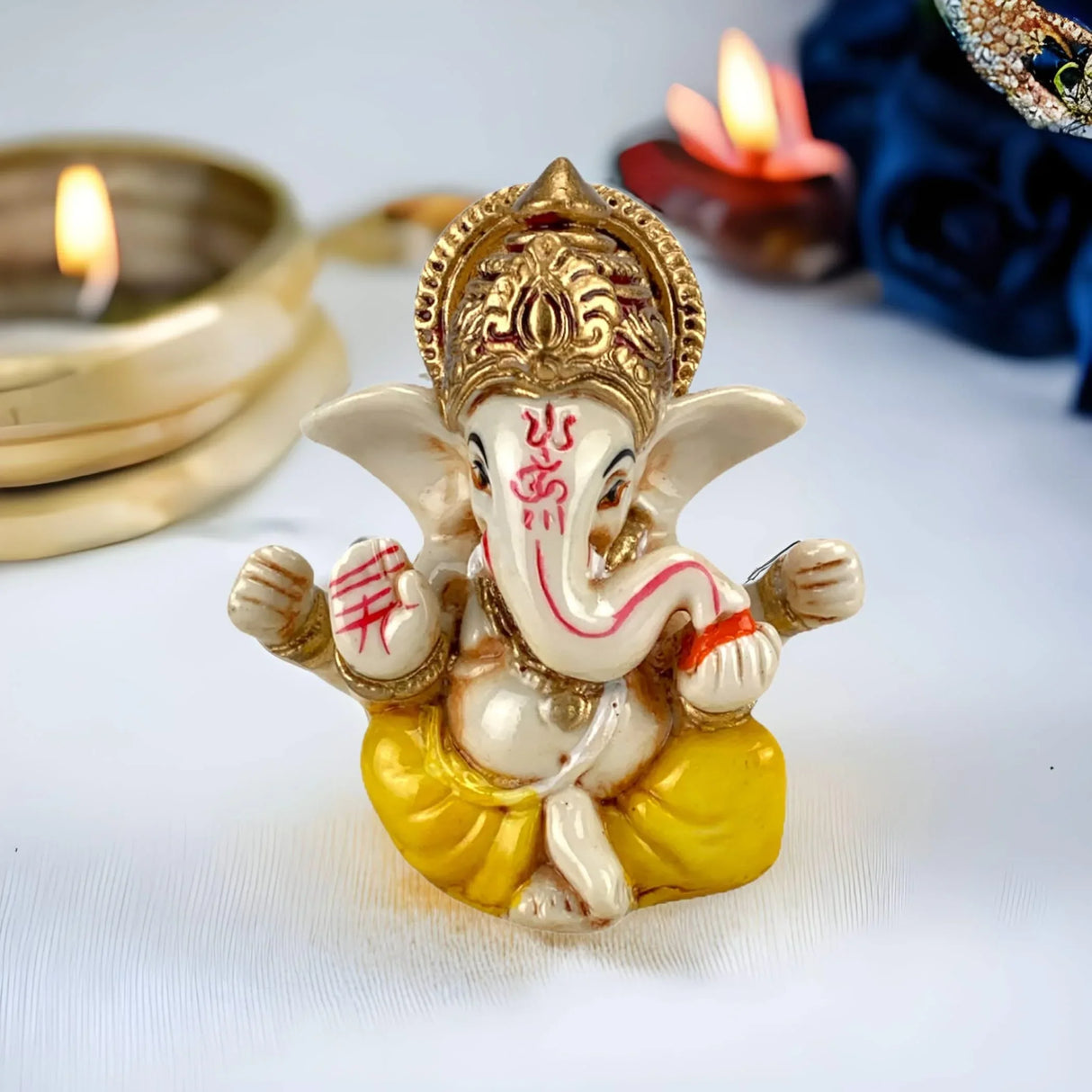 Acrylic Car Ganesha, Ganesha Pooja Favor, Housewarming Favor, Ganesh Statue, Indian Gift, Indian Favor, Ganesh Idol, Ganesha Statue - LoveNspire