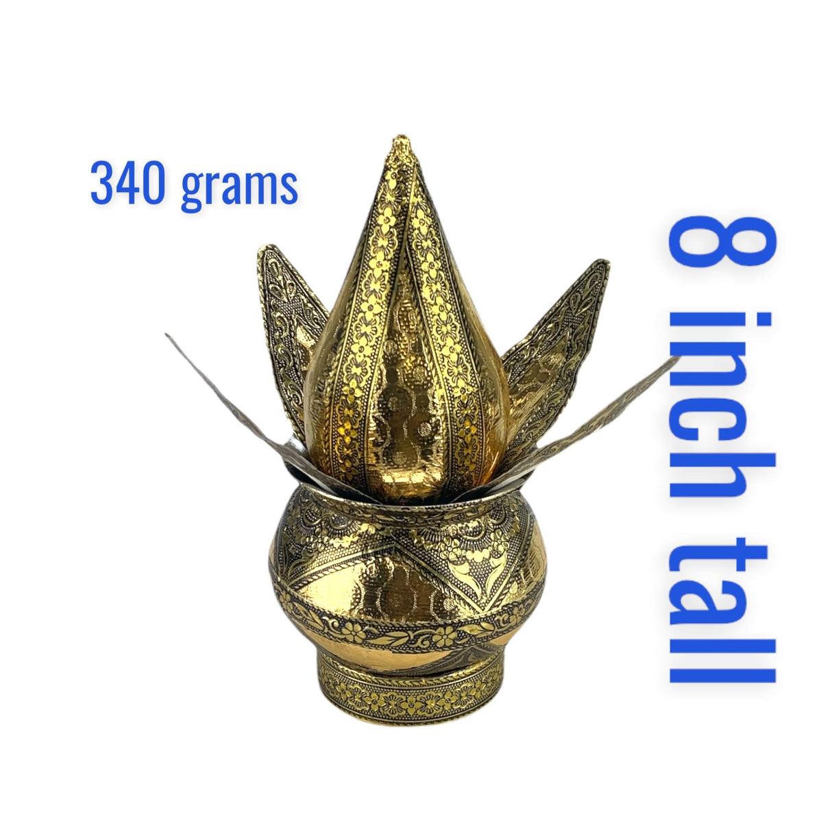 Artificial Mangal Kalash, Nariyal, Mangal Nariyal Kalash Set, Wedding Decor, Puja Kalash, Temple Kalash, Decorative Lota, Pooja Decor - LoveNspire