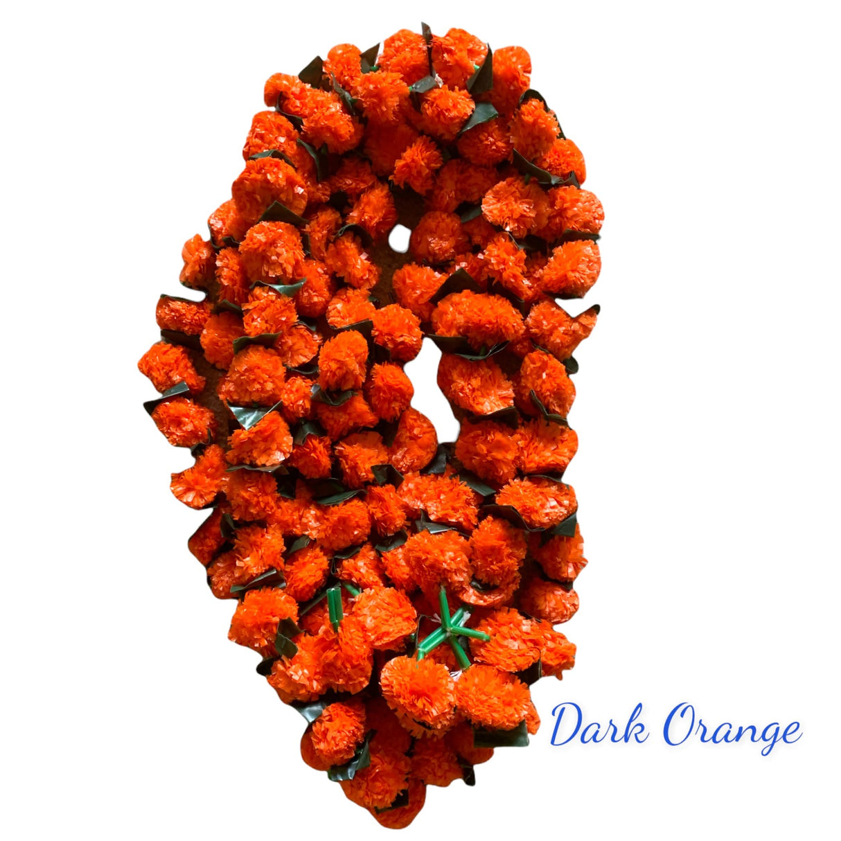 Artificial Marigold Mango Leaf Strings, Diwali Decoration, Day of the Dead, Halloween, Marygold Flower Garland, Pooja Backdrop, Indian Wedding - LoveNspire