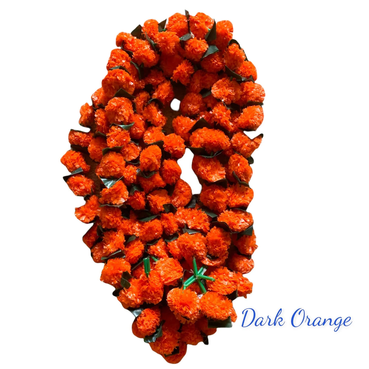 Artificial Marigold Mango Leaf Strings, Diwali Decoration, Day of the Dead, Halloween, Marygold Flower Garland, Pooja Backdrop, Indian Wedding - LoveNspire