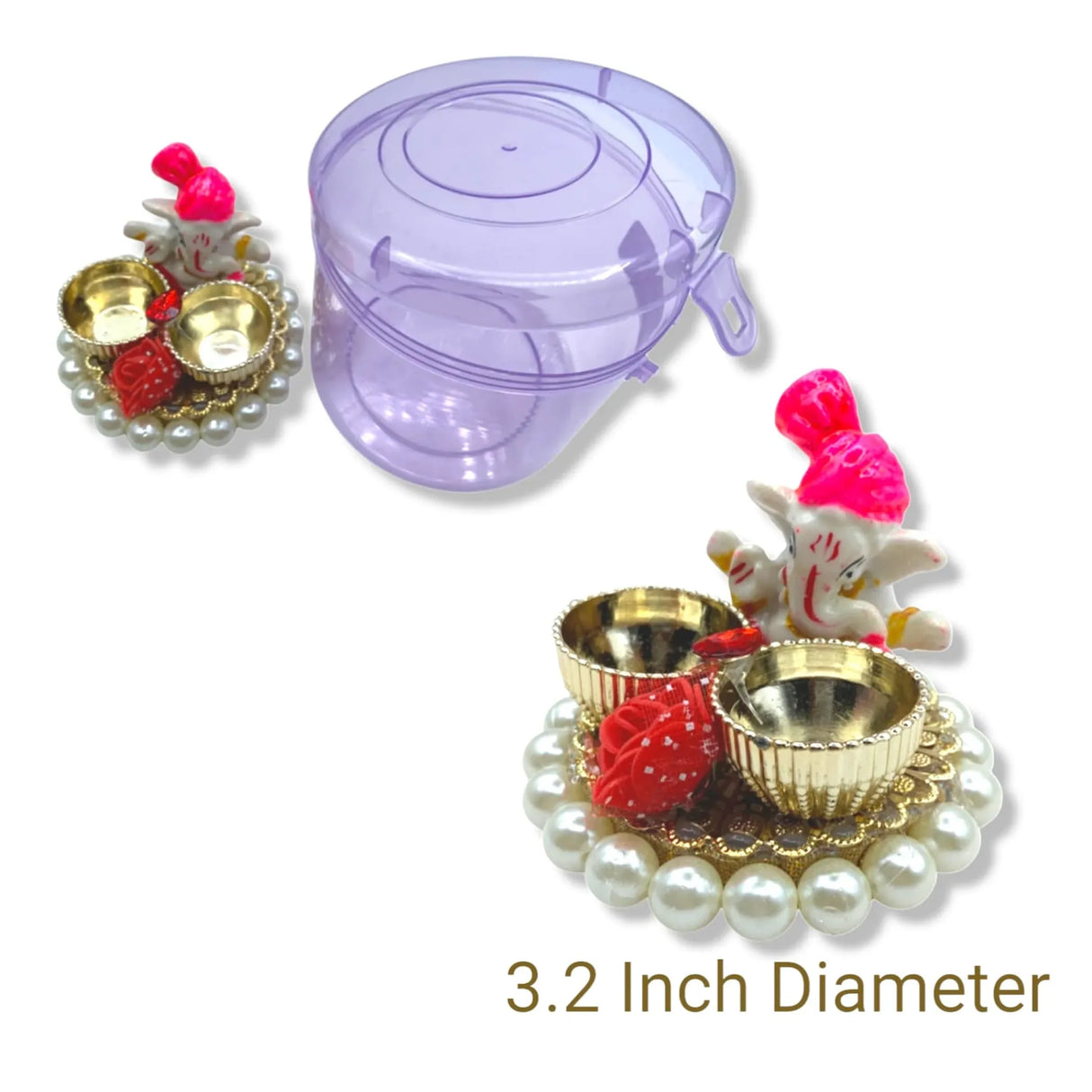 Bulk Golu Favors, Ganesh Kumkum Holder, Thamboolam, Pooja Favor, Diwali Gift, Diwali Favor, Deewali Decor, Haldikumkum Plate, Pooja Return - LoveNspire