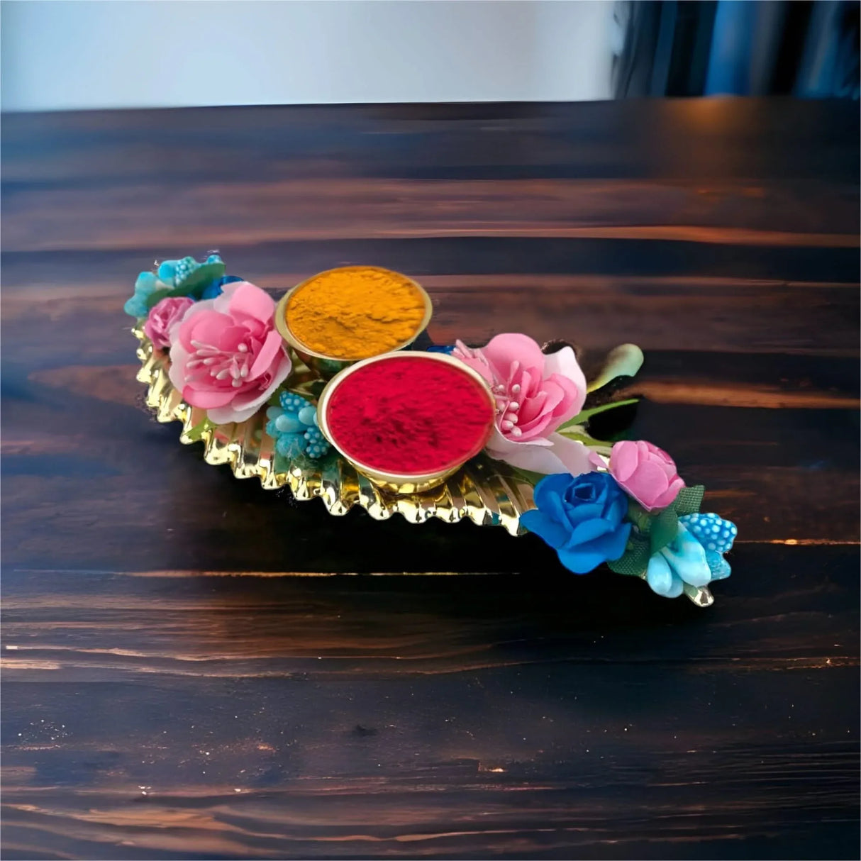 Bulk Haldi Kumkum Thali Holder, Pooja Return Gift, Indian Housewarming Gifts, Shivratri, Wedding Favor, Navarathri Favors, Baby Shower - LoveNspire