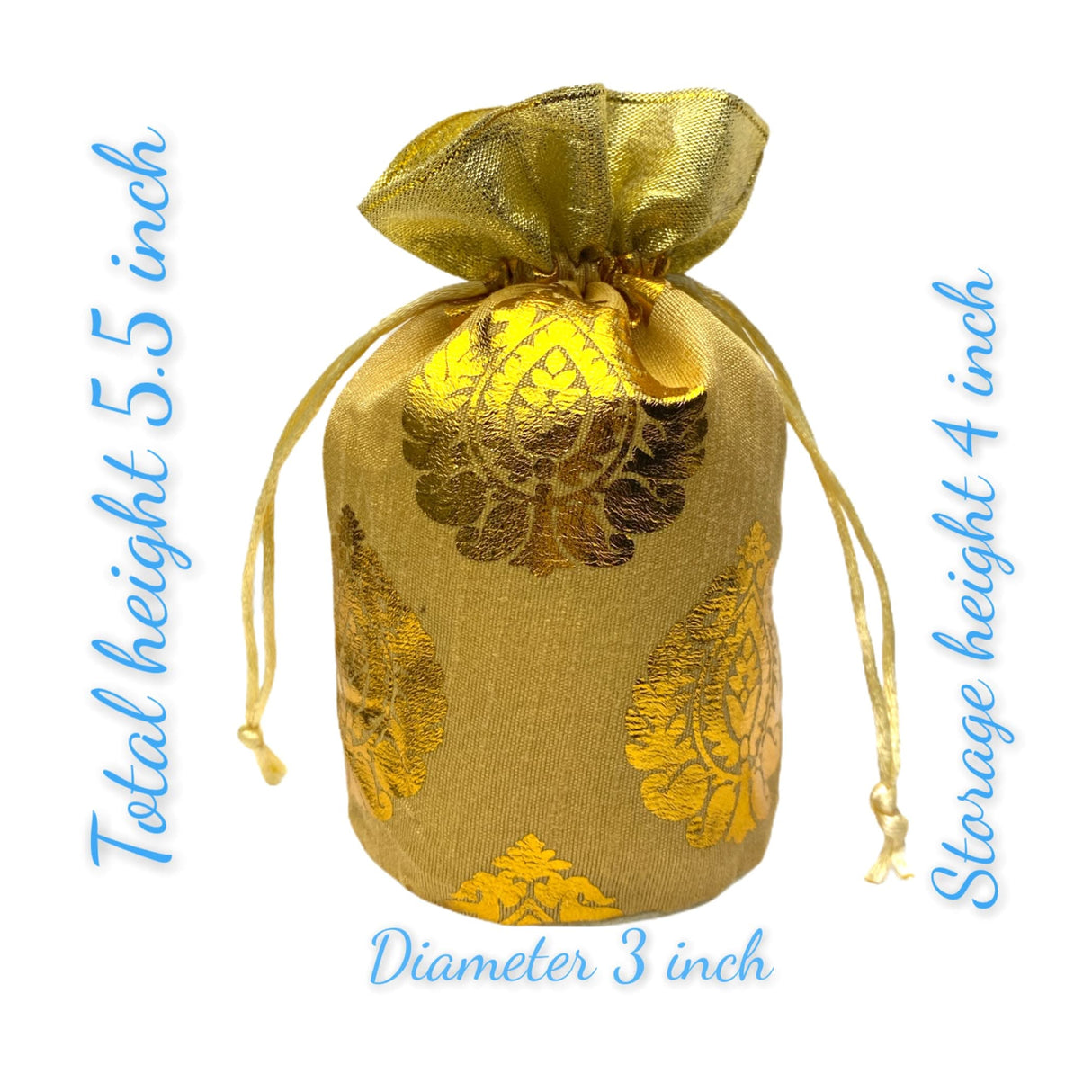 Bulk Brocade Print Indian Potli Bags, Women Hand Bags, Wedding Return Gifts, Eid Gifts, Pooja Favors,housewarming Baby Shower, Nikah Favor - LoveNspire