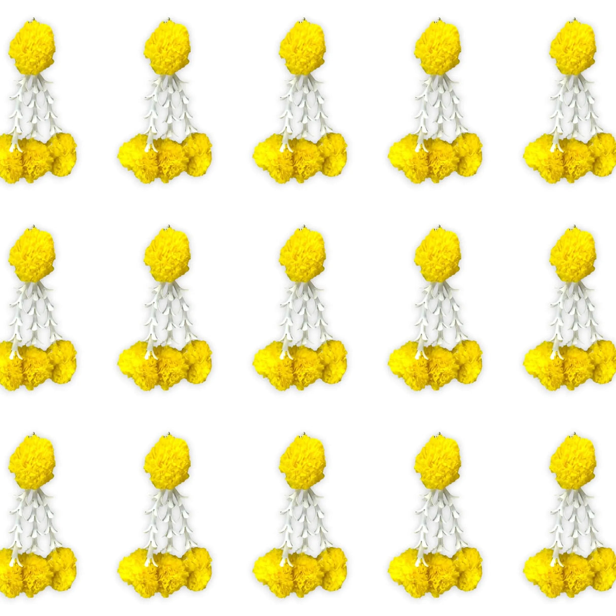 Bulk Marigold Tuberose Tassels, Diwali Decoration, Home Decor, Diwali Backdrop, Muslim Wedding, Eid Decoration, Mehndi Decoration - LoveNspire