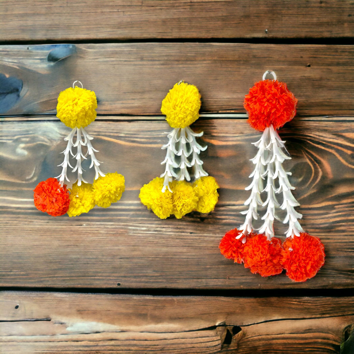 Bulk Marigold Tuberose Tassels, Diwali Decoration, Home Decor, Diwali Backdrop, Muslim Wedding, Eid Decoration, Mehndi Decoration - LoveNspire