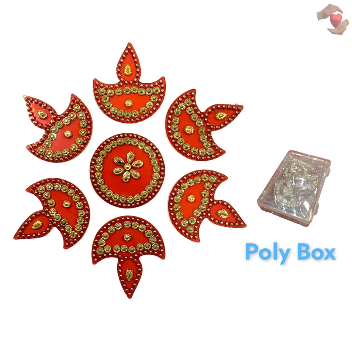 Personalized Diwali Gifts Hamper Acrylic Rangoli Laxmi Feet Gift Box Indian Diwali Gift Boxes Deepawali Hamper Basket for Employees Home Office Friends Family - Return Gifts Items - LoveNspire