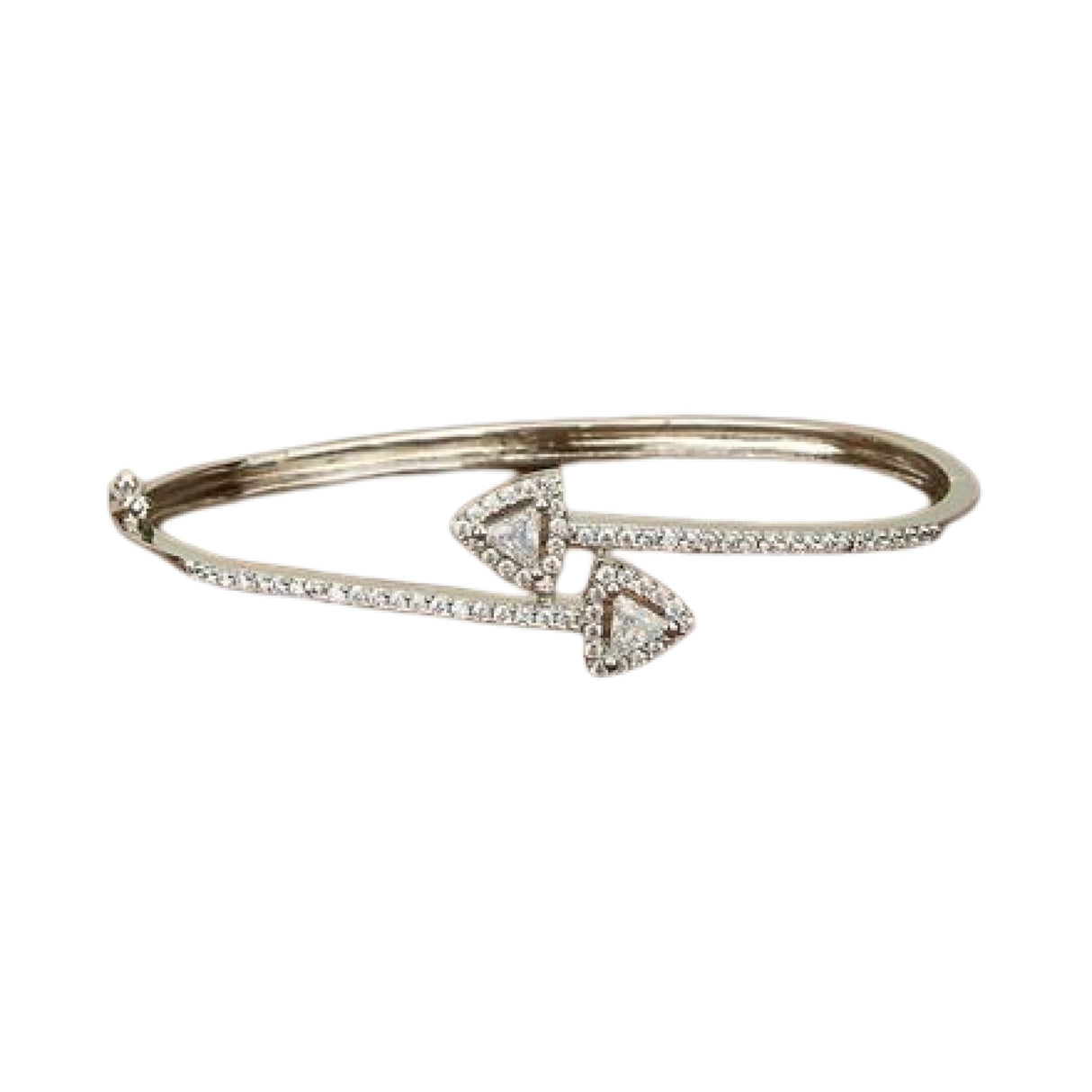 Classic Bracelet with Rhodium Plating Adjustable Bangle Bracelet Indian Jewelry for Women Stylish Kada Everyday Jewelry Wedding Nikah Favor - LoveNspire