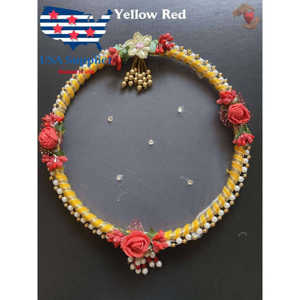 Designer and Decorative Karwachauth Channi, Karwa Chauth, Ships from Usa, Wedding Favor - LoveNspire