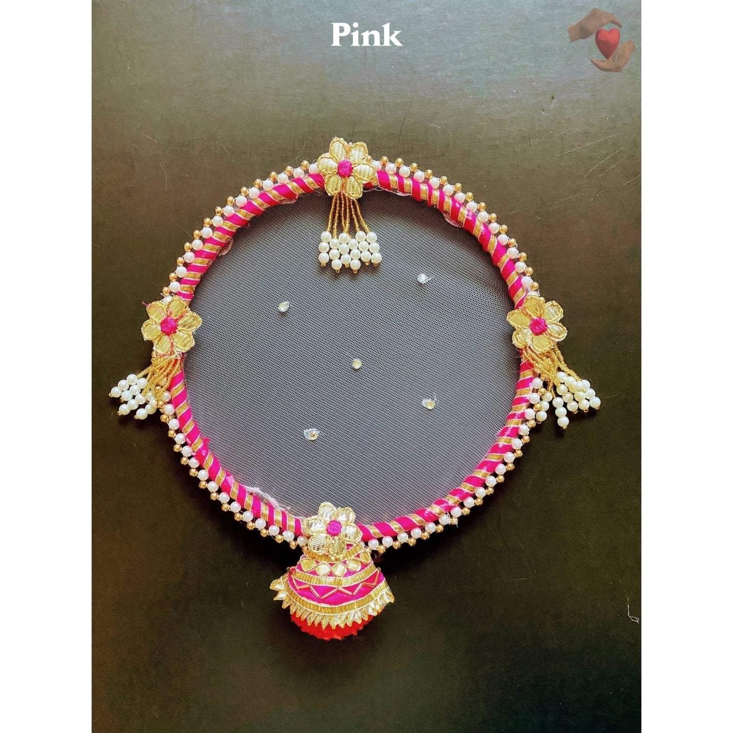 Designer and Decorative Karwachauth Channi, Karwa Chauth, Ships from Usa, Wedding Favor - LoveNspire