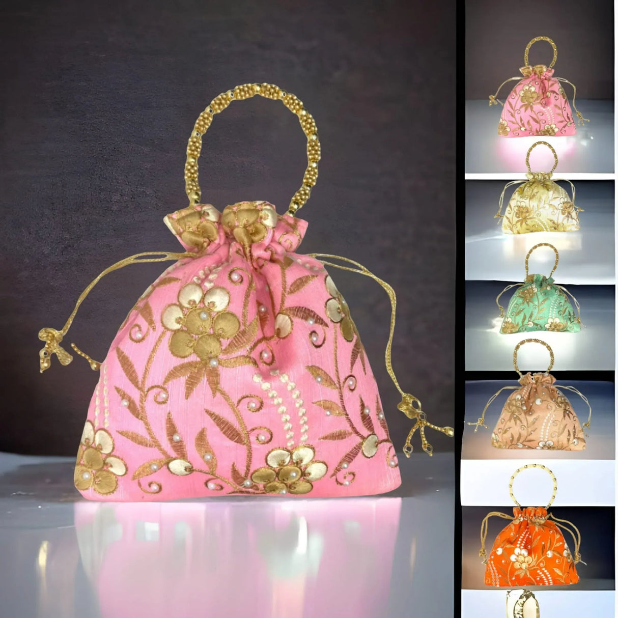 Designer Potli Bags, Eid Gifting, Favor, Indian Muslim Punjabi Wedding Favor, Diwali Gift Bag, Return Favor, Gift, Housewarming, Jewelry Organizer - LoveNspire