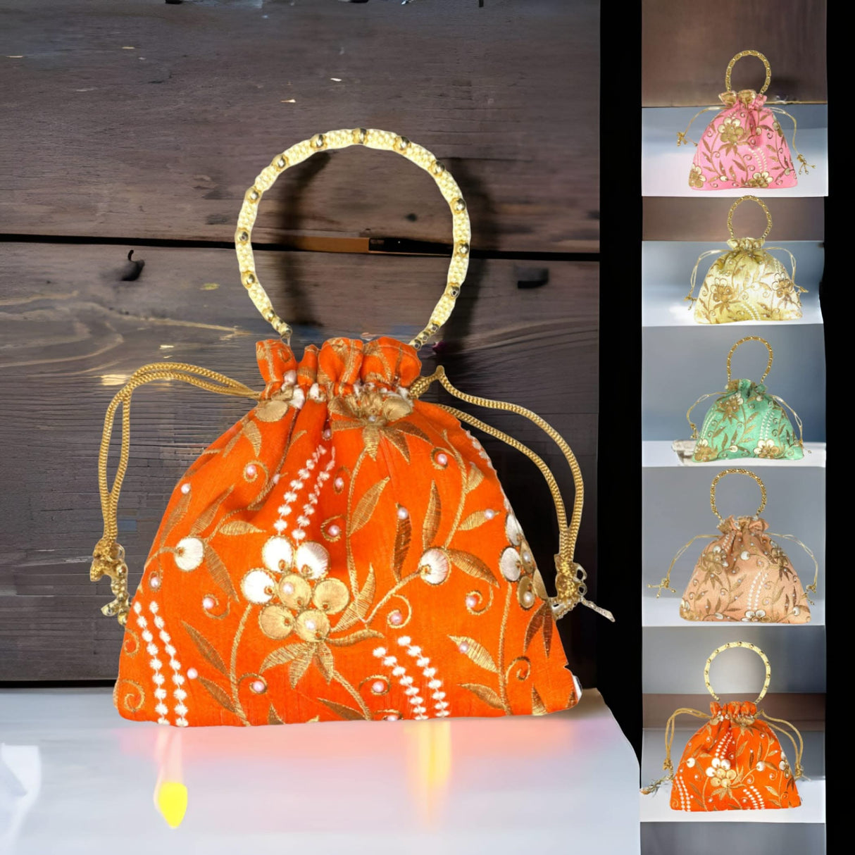 Designer Potli Bags, Eid Gifting, Favor, Indian Muslim Punjabi Wedding Favor, Diwali Gift Bag, Return Favor, Gift, Housewarming, Jewelry Organizer - LoveNspire