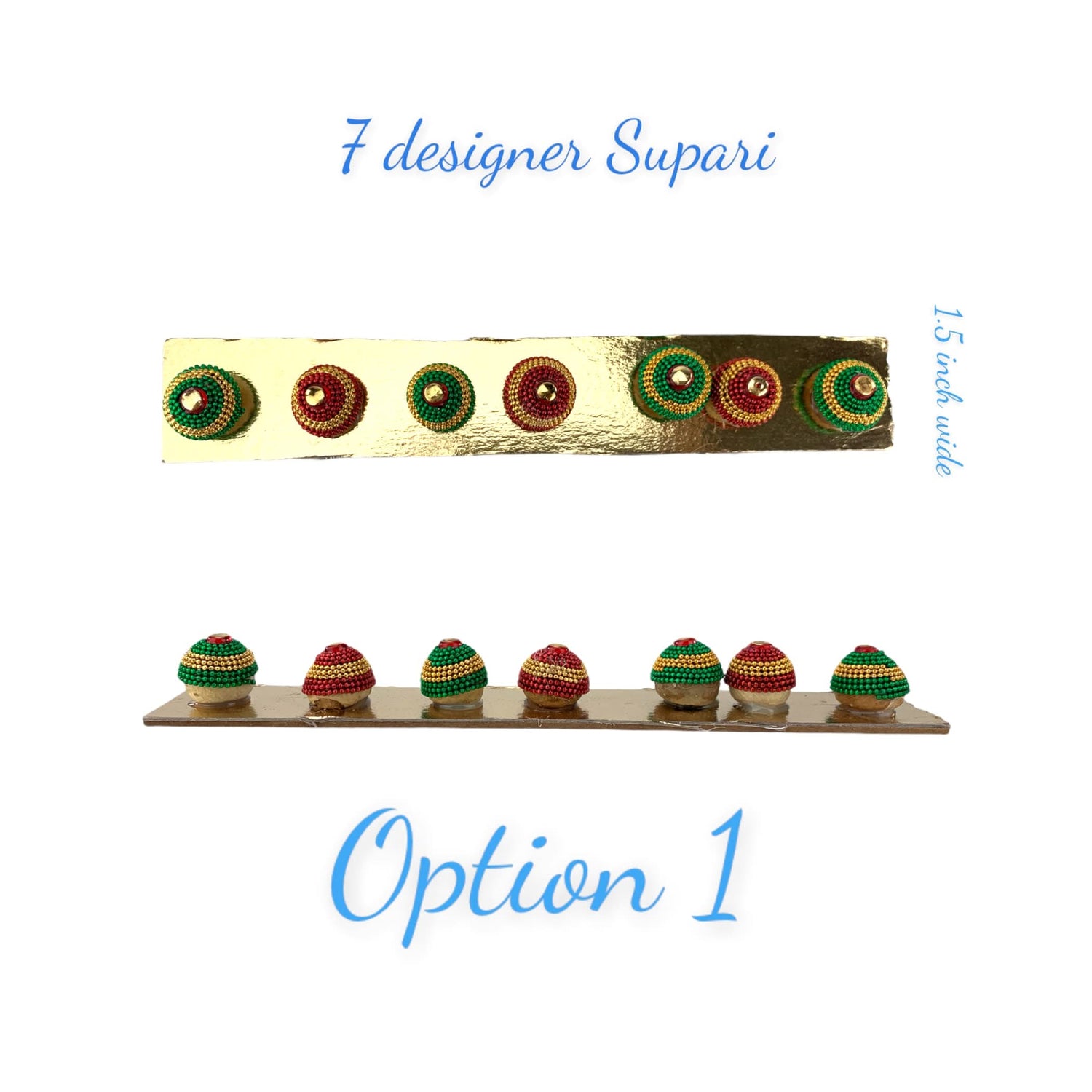 Decorative Designer Supari Betelnut for Pooja Spiritual Item Shagun Betel Seed Unique Indian Pooja Supari Temple Home Decor Wedding Favor Housewarming Gift - LoveNspire