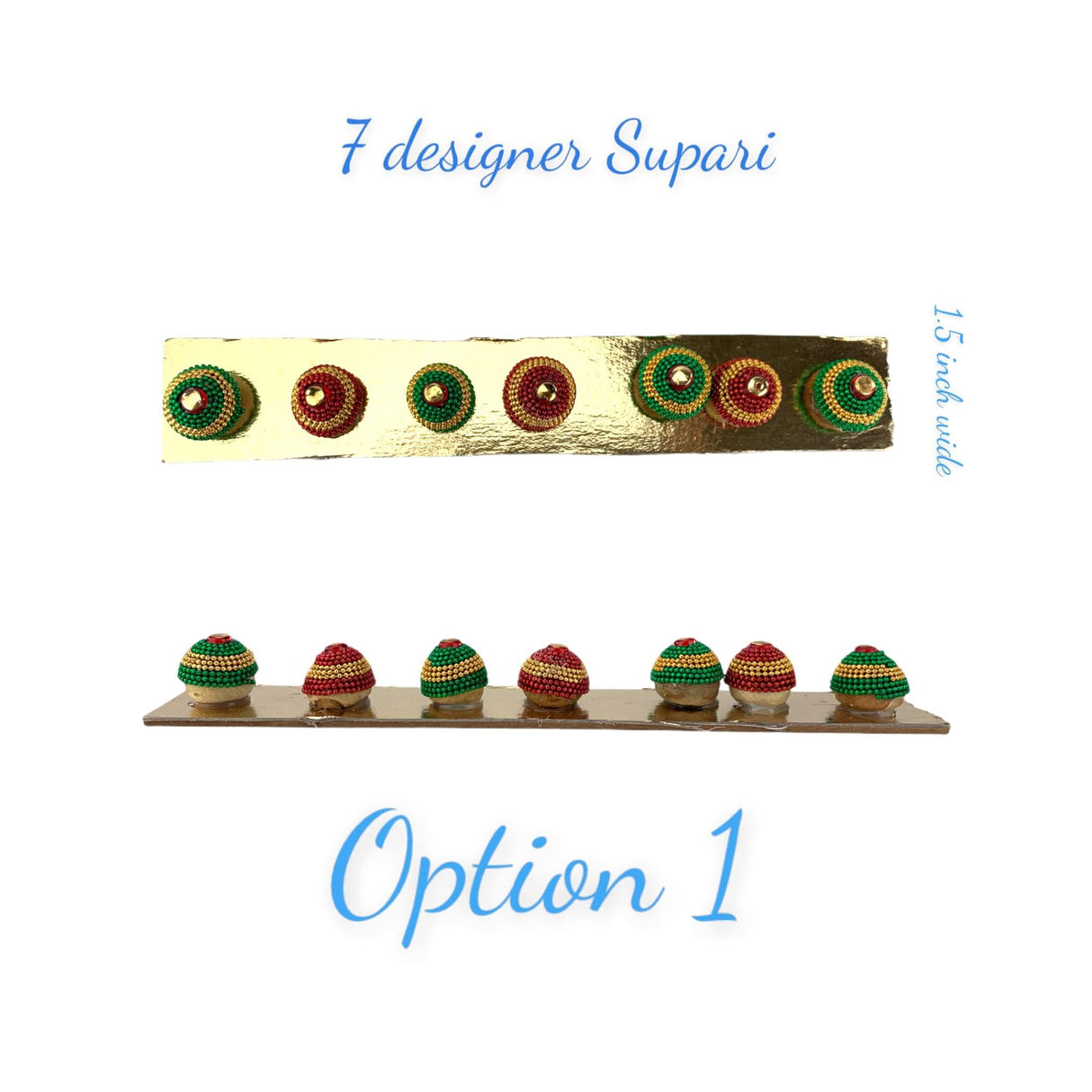 Decorative Designer Supari Betelnut for Pooja Spiritual Item Shagun Betel Seed Unique Indian Pooja Supari Temple Home Decor Wedding Favor Housewarming Gift - LoveNspire