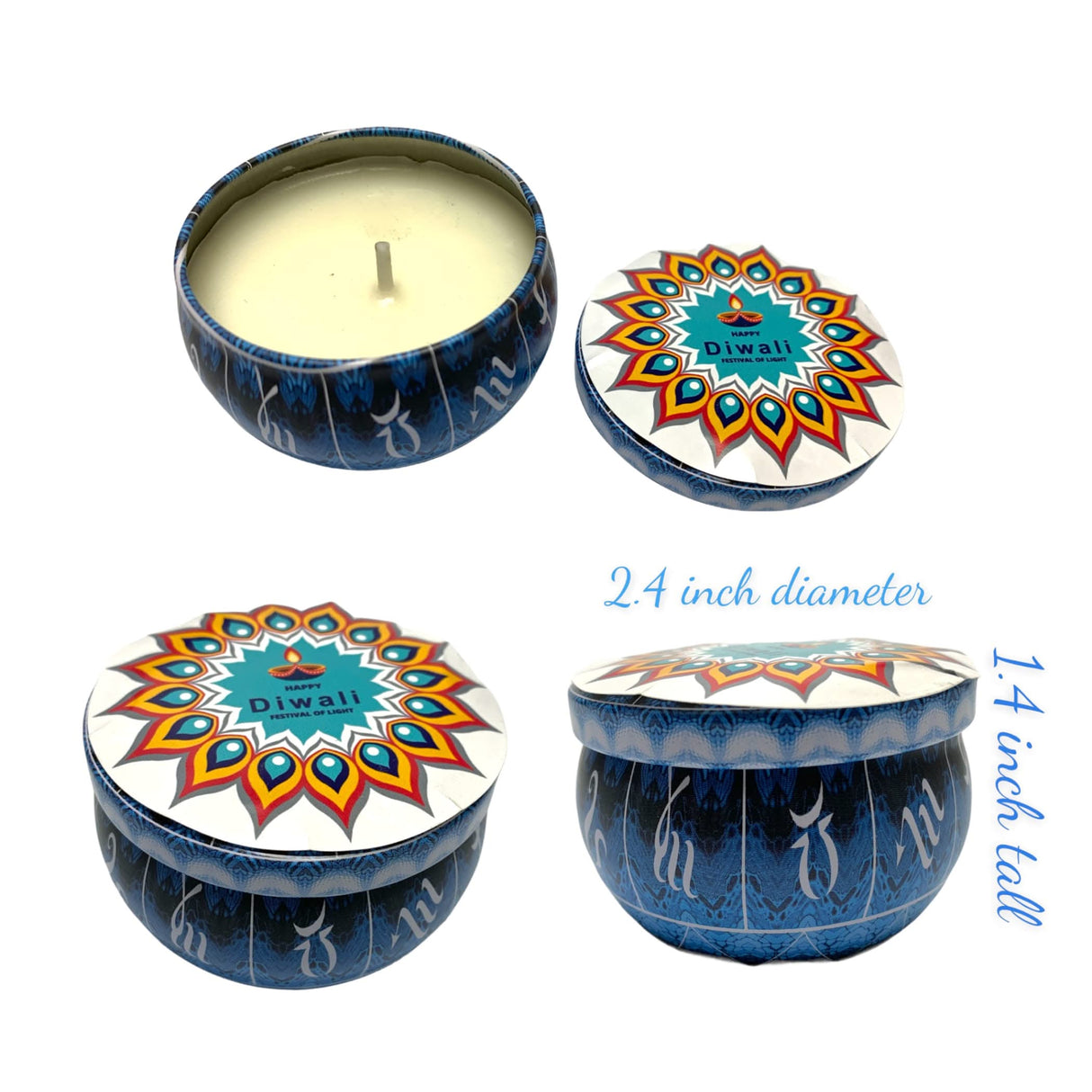 Personalized Diwali Gifts Hamper Indian Diwali Gift Boxes Happy Diwali Stickers Custom Box Sweets Dry Fruits for Home Family Relatives Friends & Office Employees Handmade Return Gifts Items - LoveNspire