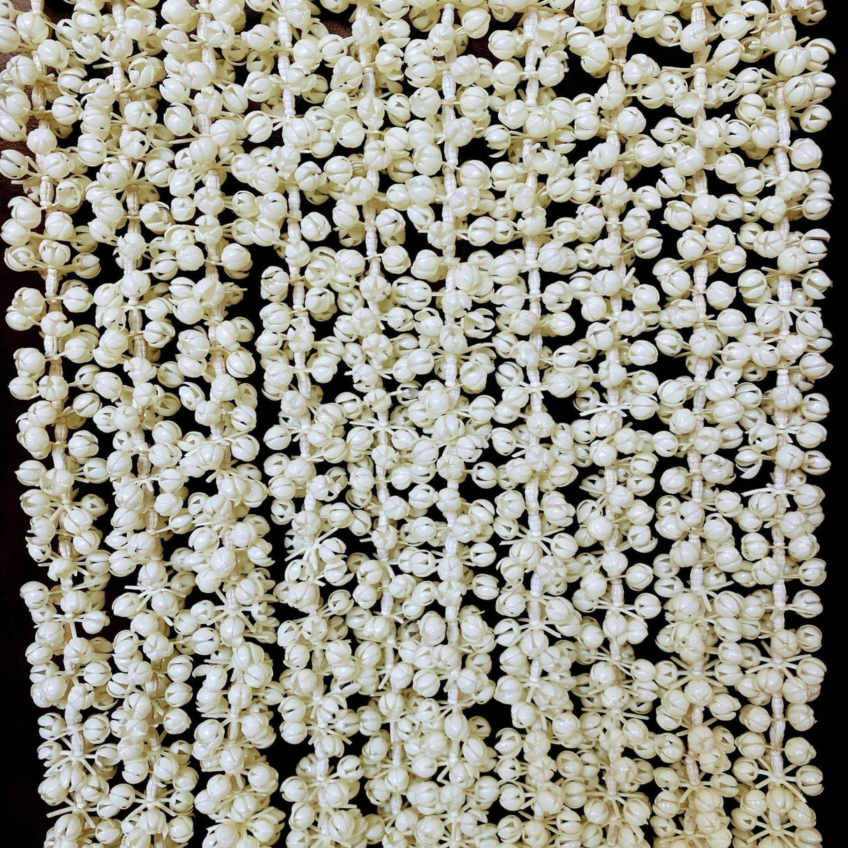 Jasmine Garland Fake, Diwali Decoration, Diwali Decor, Diwali Backdrop, Mogra Strings, Muslim Wedding, Eid Decoration, Mehndi Decoration - LoveNspire