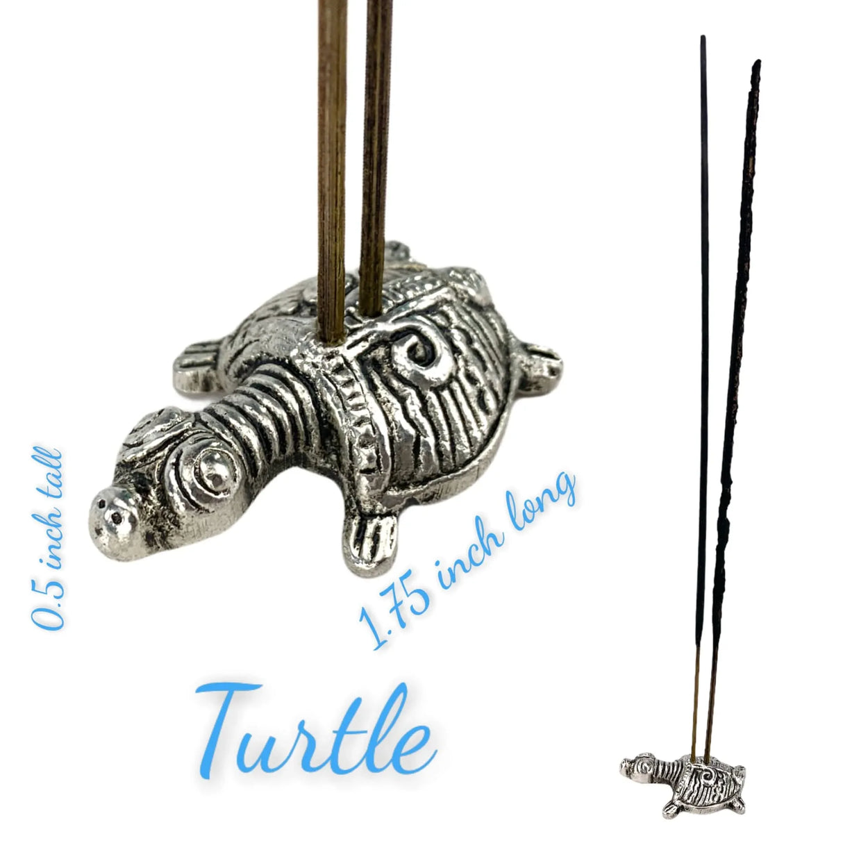 Minimalist German Silver Incense Stick Holder Agarbatti and Dhoop Ash Catcher Mess Free Incense Burner Tray for Temple Living Room Decoration Housewarming Gift - LoveNspire