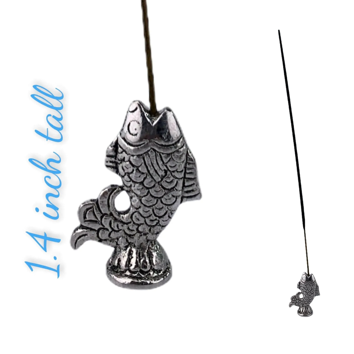 Minimalist German Silver Incense Stick Holder Agarbatti and Dhoop Ash Catcher Mess Free Incense Burner Tray for Temple Living Room Decoration Housewarming Gift - LoveNspire