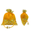 5 Potli Bags, Gifting Bags, Women Velvet Hand Bags, Wedding Return Gifts for Pooja Housewarming Favor - LoveNspire
