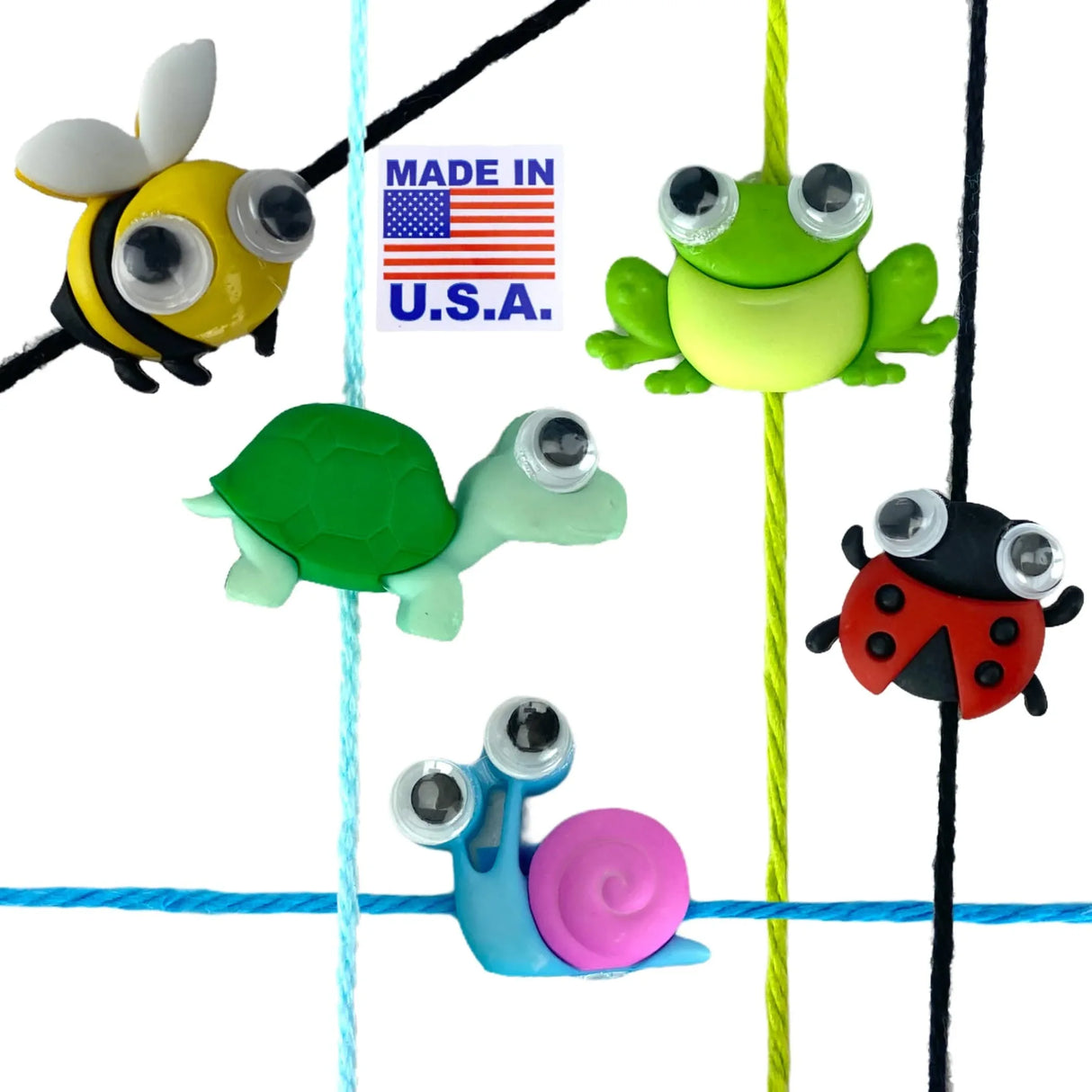 Cute Cartoon Rakhi with Happy Rakhi Greeting Card – Featuring Adorable Frog, Snail, Turtle, and Ladybug Designs – Perfect Rakhi for Brother Raksha Bandhan Bracelets - LoveNspire