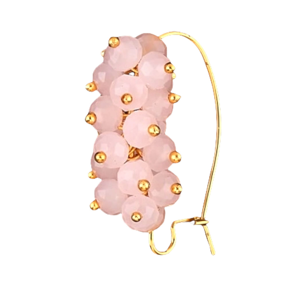 Indian Marathi Pearl Nose Rings for Women - Indian Jewelry Nose Ring Clip-On Marathi Bridal Nathani Faux Pearl Golden Tone Bollywood Style Nath Non-Piercing Jewelry for Women Gift For Her - LoveNspire