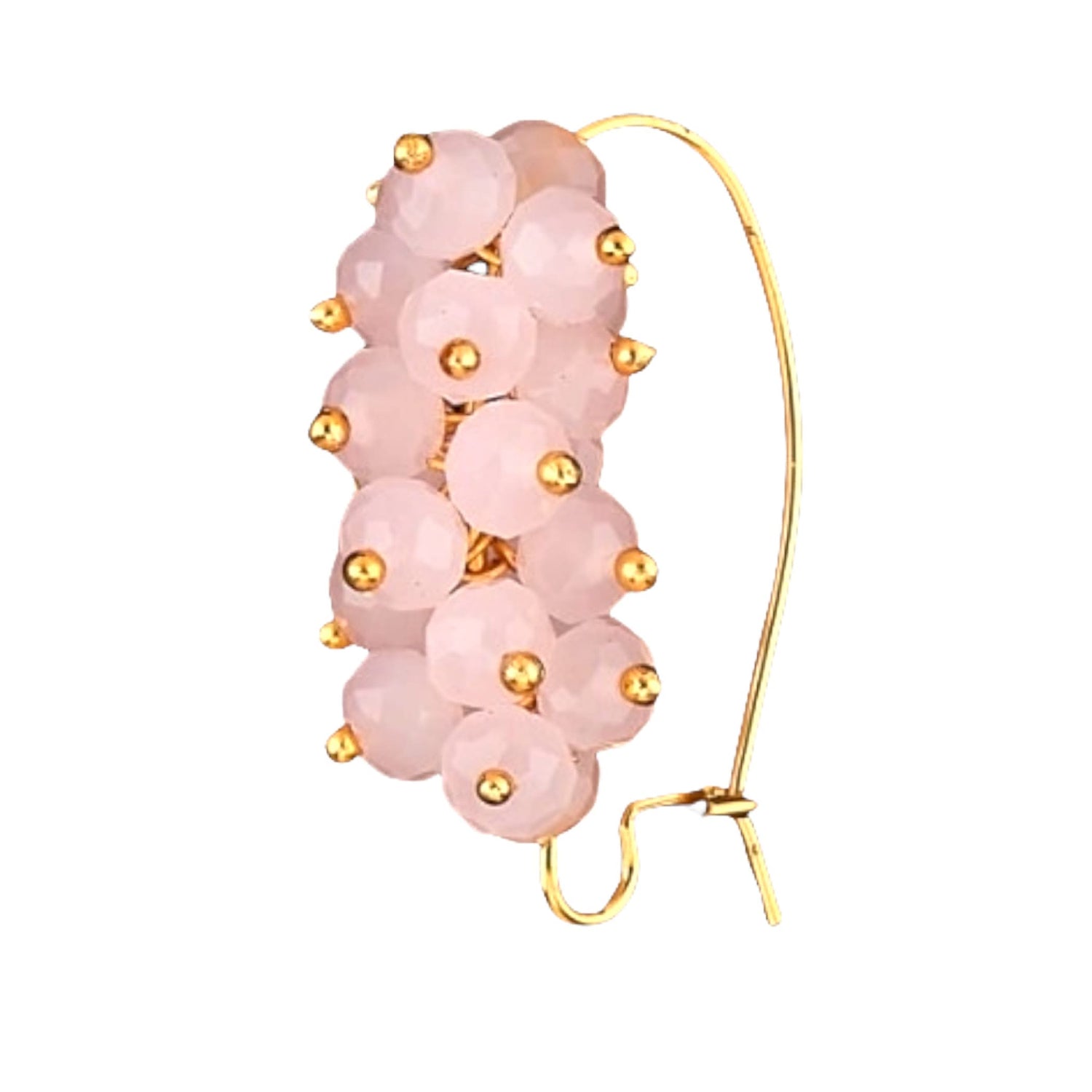 Indian Marathi Pearl Nose Rings for Women - Indian Jewelry Nose Ring Clip-On Marathi Bridal Nathani Faux Pearl Golden Tone Bollywood Style Nath Non-Piercing Jewelry for Women Gift For Her - LoveNspire