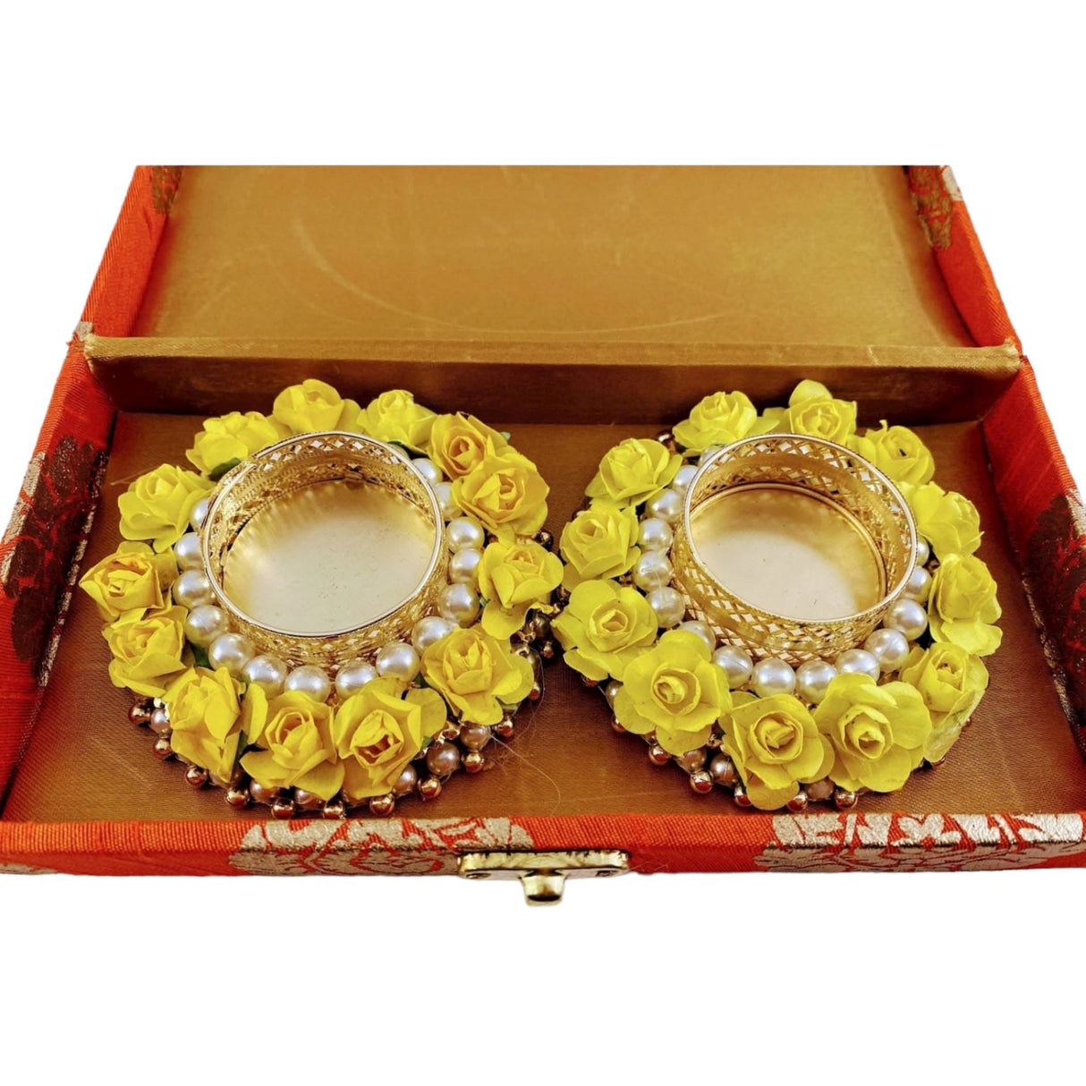 Pongal Gift Boxes, Candle Holder Ugadi Gift Box Hamper Basket, for Employees, Home Office Friends , Family & Relatives - LoveNspire