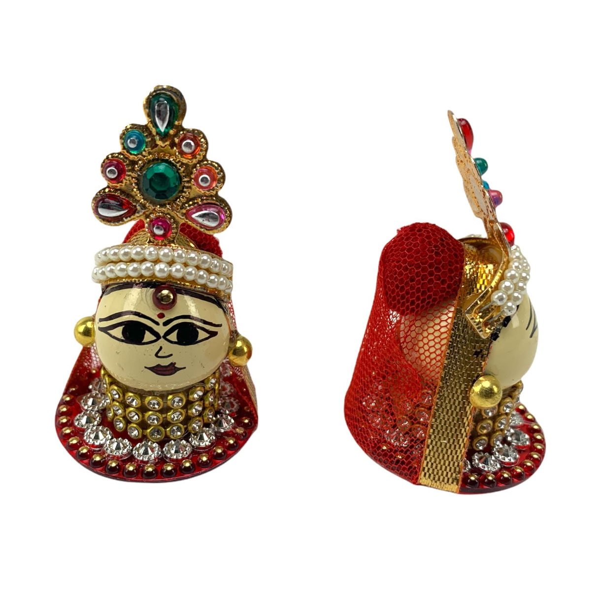 Goddess Riddhi Siddhi Set Riddhi Siddhi Idols Spouse of Ganesha Spiritual Gift Fortune Goddess Mandir Temple Pooja Item Home Office Decor Diwali Decoration Housewarming Gift - LoveNspire