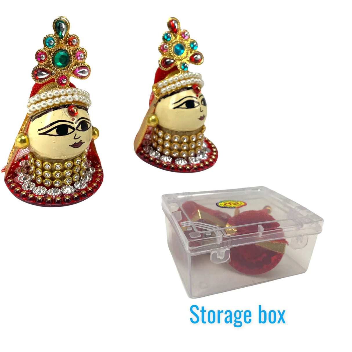 Goddess Riddhi Siddhi Set Riddhi Siddhi Idols Spouse of Ganesha Spiritual Gift Fortune Goddess Mandir Temple Pooja Item Home Office Decor Diwali Decoration Housewarming Gift - LoveNspire