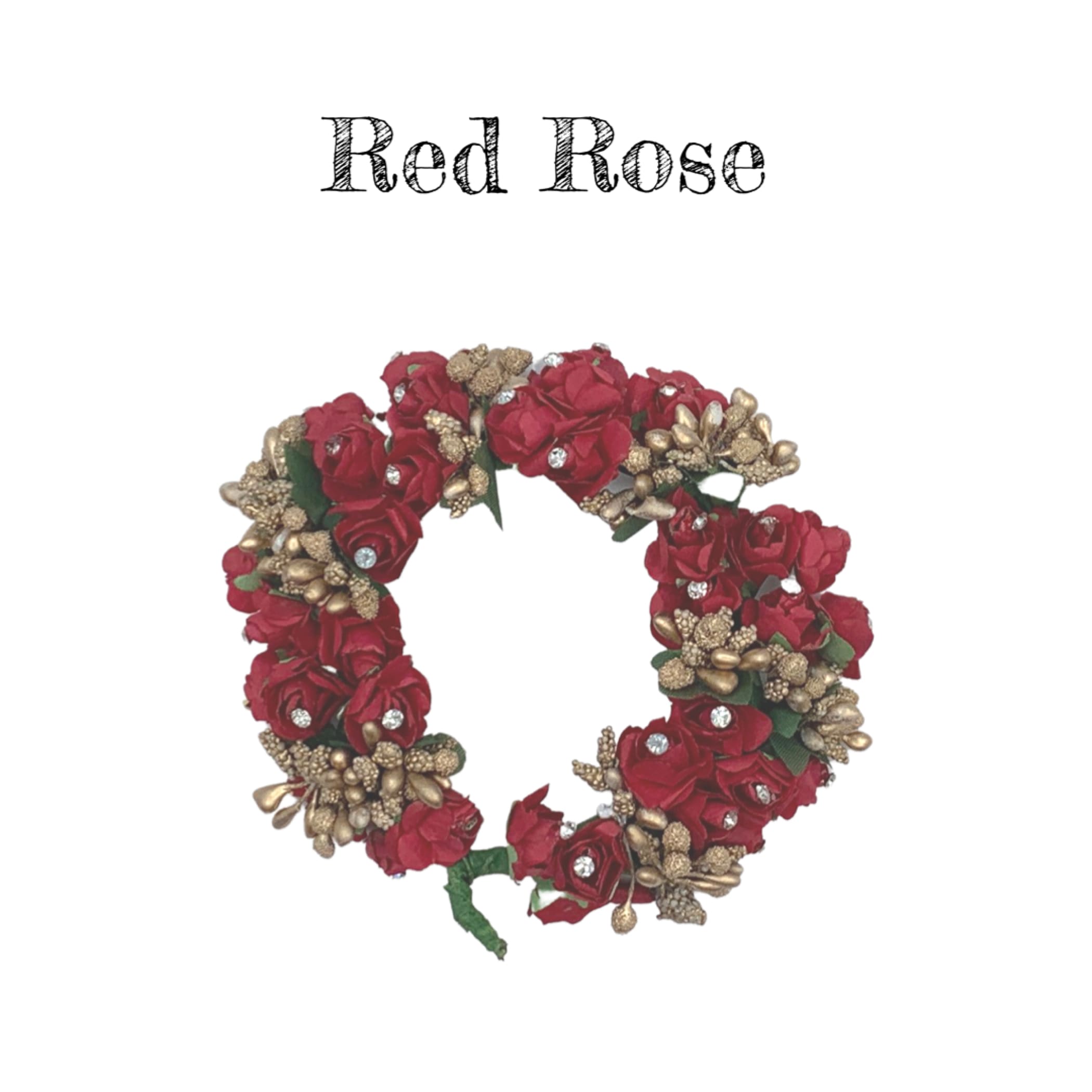 Buy rose gajra hair accessory veni flower jewelry wedding jewellery for  bride