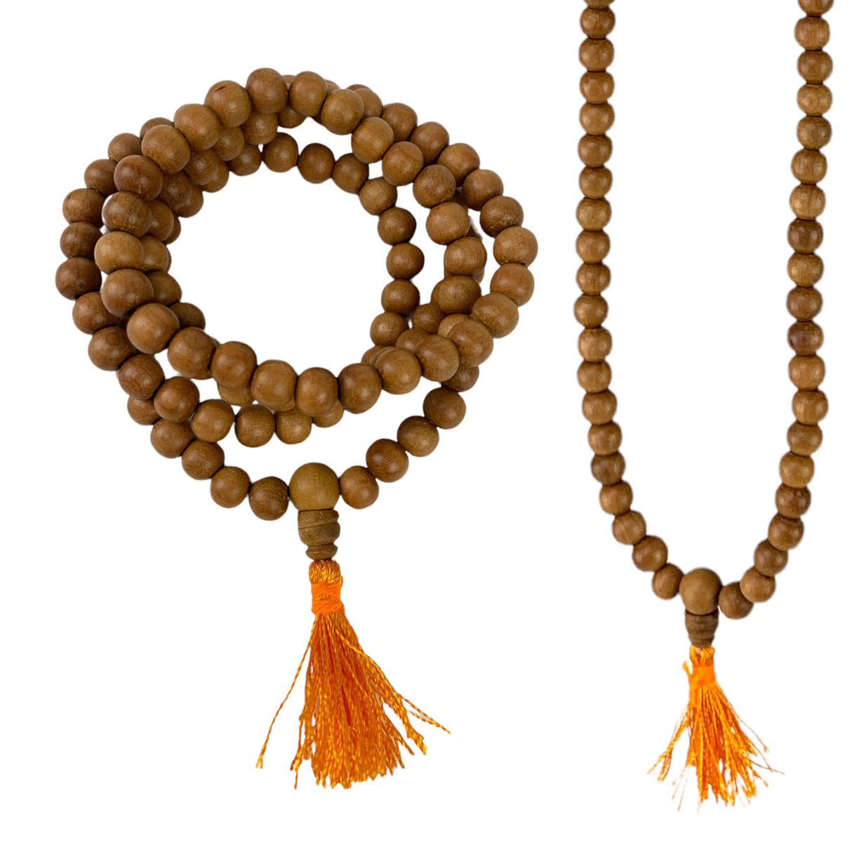 Sandalwood Mala, Sandalwood Japa Mala, 108 Meditation Mala, Buddhist Mala, 108 Mala Beads, Sandalwood Rosary, Hindu Prayer Mala, 108 Mala Necklace - LoveNspire