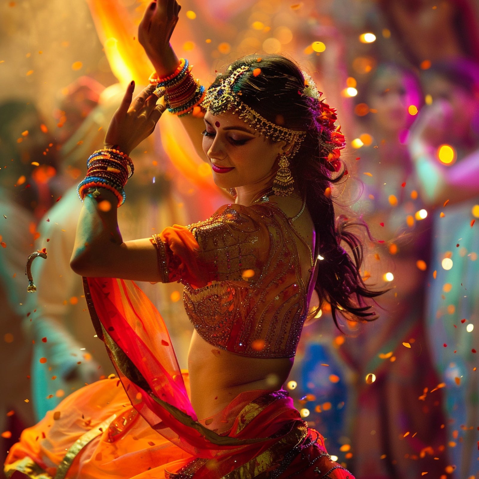 Celebrate Durga Puja and Navratri Festival with Garba and Dandiya Raas: The History and Meaning of Navratri Joyful Dance