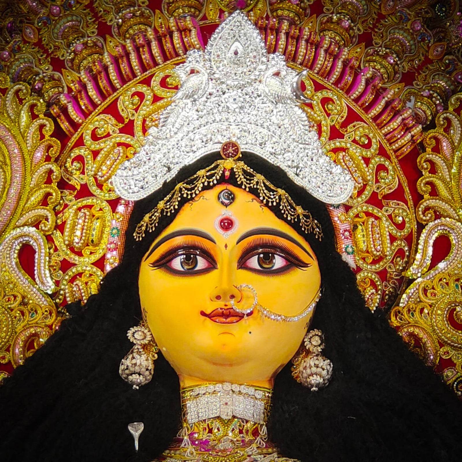 Choose a Durga idol that resonates spiritually, fits your temple space, is crafted from eco-friendly materials, and embodies serenity and divine strength.