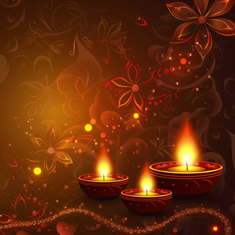 Brighten your home this Dhanteras and Diwali with sparkling diyas, fragrant marigold garlands, colorful rangoli designs, fairy light.