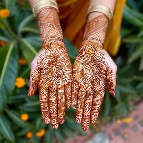 Celebrate Karwa Chauth in style with stunning Mehendi designs and thoughtful gifts that express love and tradition beautifully