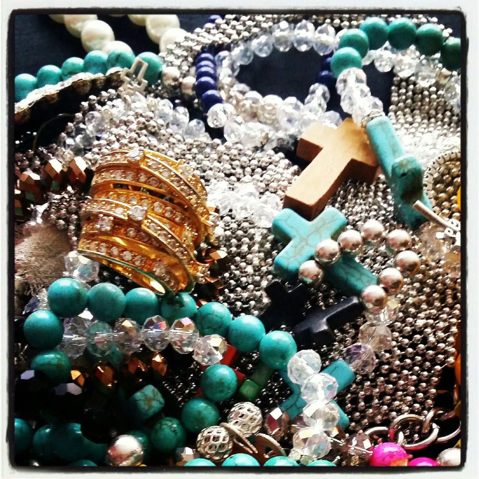 According to popular belief, crystal bead spiritual bracelets harness the unique energies of different gemstones to promote healing, balance, and positive intentions through their vibrational frequencies and symbolic meanings.