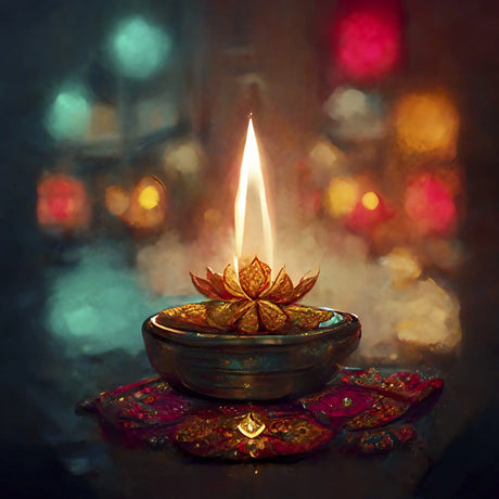 Celebrate Diwali in the United States by decorating with lights, sharing traditional sweets like laddoos and barfis, performing prayers, and gathering with loved ones for joyful festivities.