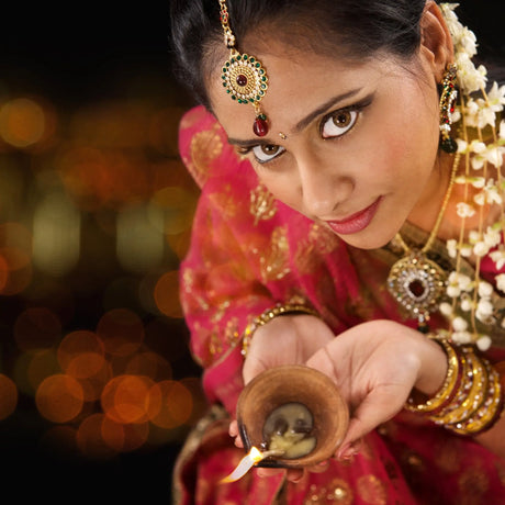 You must choose the right bindi by matching its shape and size to your face shape. Additionally, select designs that perfectly complement your outfit and occasion. Lastly, consider traditional styles.