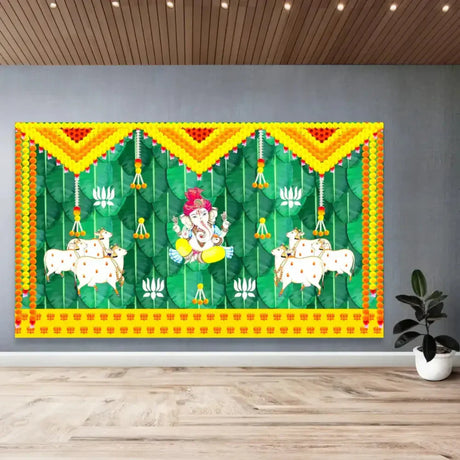 Featured image for How to Create a Stunning Pooja Backdrop for Ceremonies