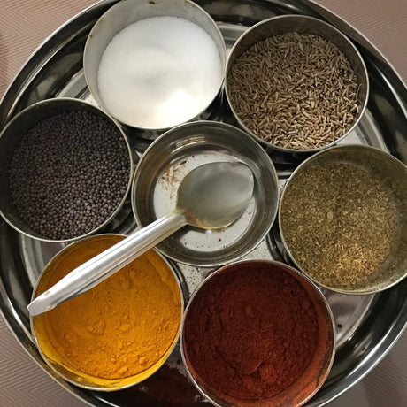 Masala dabba: the indian spice box & kitchen essentials
