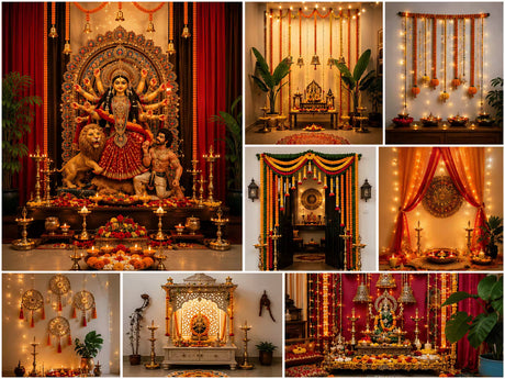 Bring the Pandal Home: 7 Stunning Durga Puja & Navratri Decoration Ideas