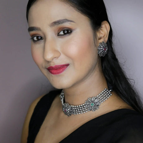 Oxidized german silver jewellery: a stylish blend