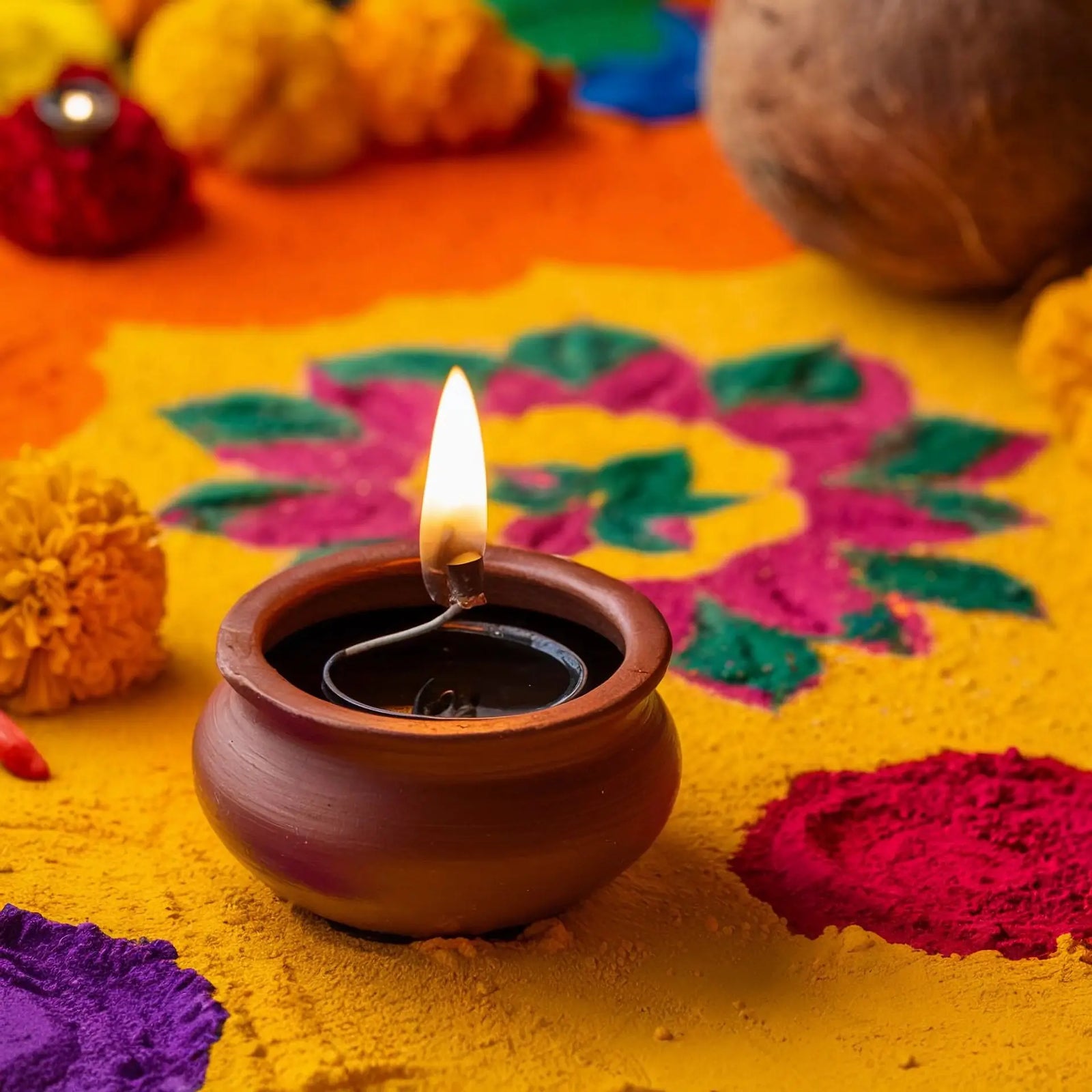 “The Colors of Faith: Unveiling the Meaning Behind Diwali &amp; Navratri Hues” explores how vibrant colors symbolize spiritual values, cultural traditions, and divine energies celebrated during these sacred festivals.